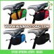 Multicolor easy installation waterproof western mountain bicycle saddle bag, road cycling bike rear bag