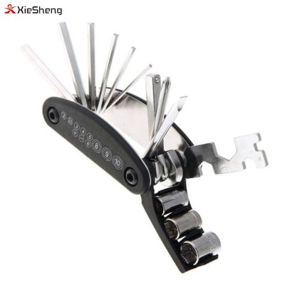 16 in 1 Combination Bike Tools Set Multi-Function Bicycle Repairing Kit Hex Spoke Cycle Screwdriver Tool